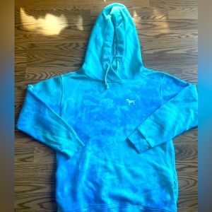 PINK Tie Dye Pullover Hoodie